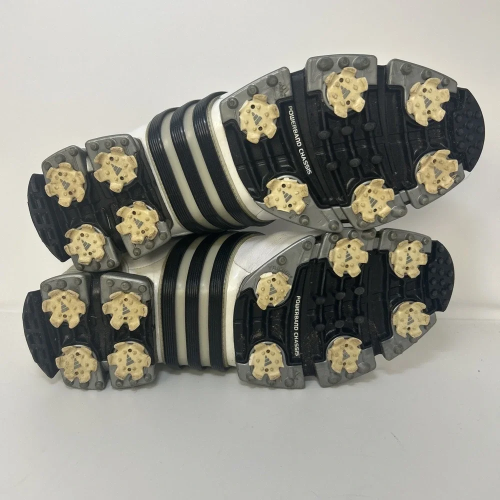 Adidas Tour360‎ 3.0 Golf Shoes Men's Size 8.5 EVG 791003 White /Brown